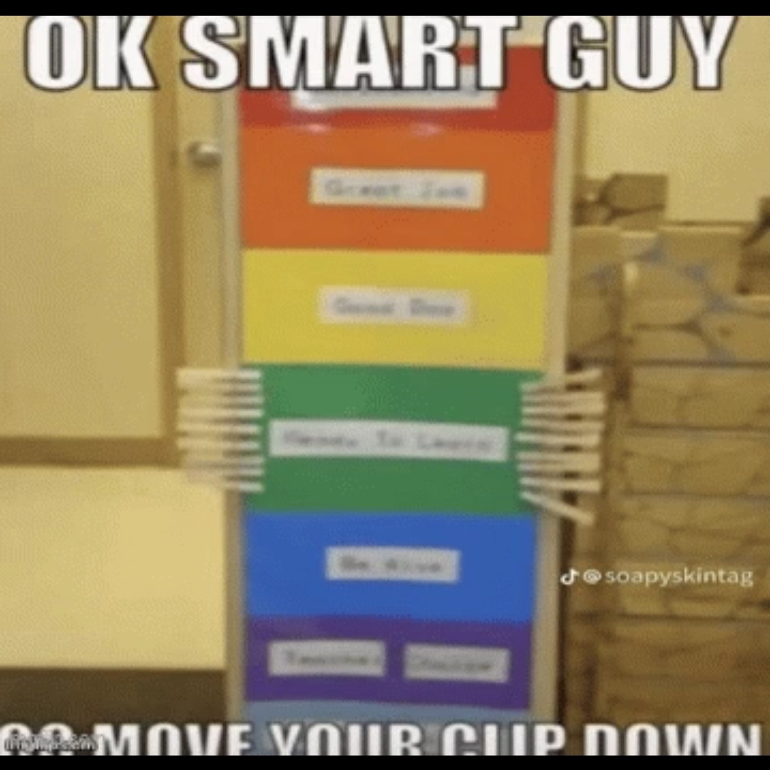 go move your clip down Blank Meme Template