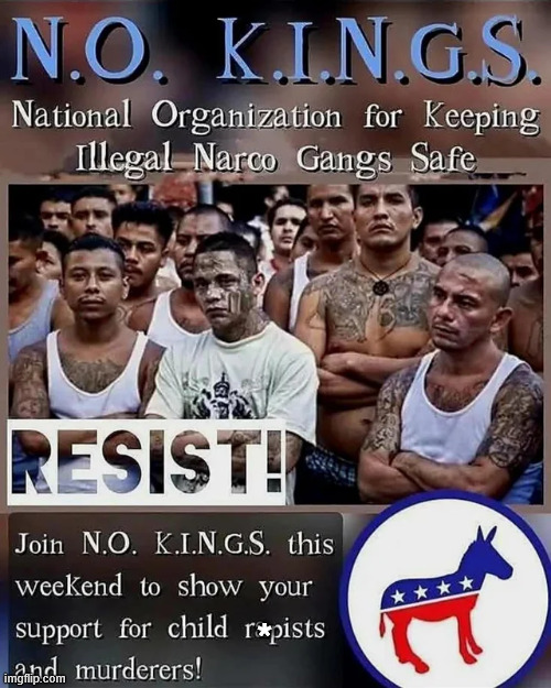 no kings | * | image tagged in political,reposts,no kings | made w/ Imgflip meme maker