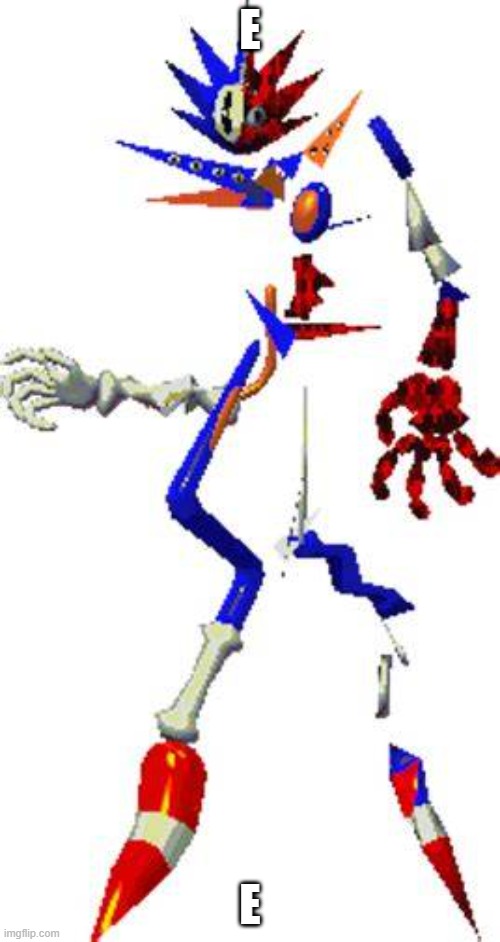 e | E; E | image tagged in kyokai rewrite,e | made w/ Imgflip meme maker