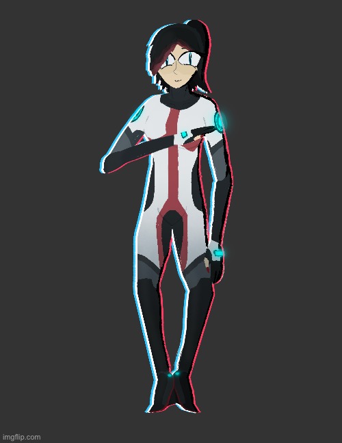 my dumbB*TT (B WORD IS SCARYE) forgot to send the new reference for proton here (dont mind how BLUE she is…. scary color) | made w/ Imgflip meme maker