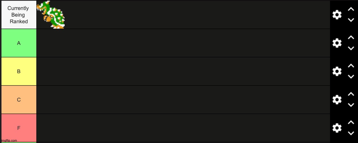 RANK THE BOWSER SPRITE | made w/ Imgflip meme maker