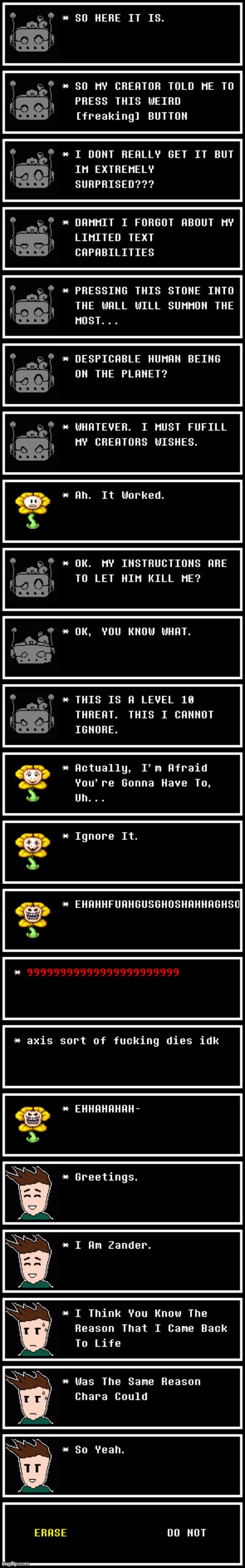 TOAA STOP KILLING ZANDER I NEED HIM | made w/ Imgflip meme maker