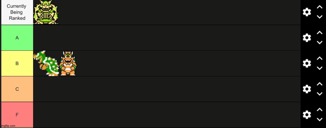 RANK THE BOWSER SPRITE | made w/ Imgflip meme maker