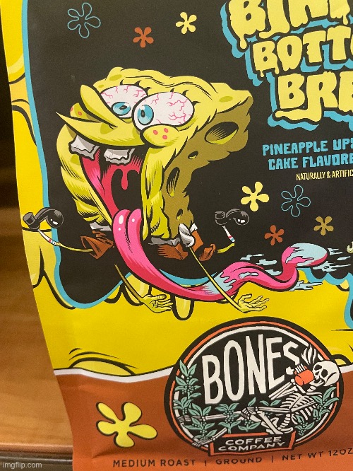 I found some SpongeBob coffee. | made w/ Imgflip meme maker