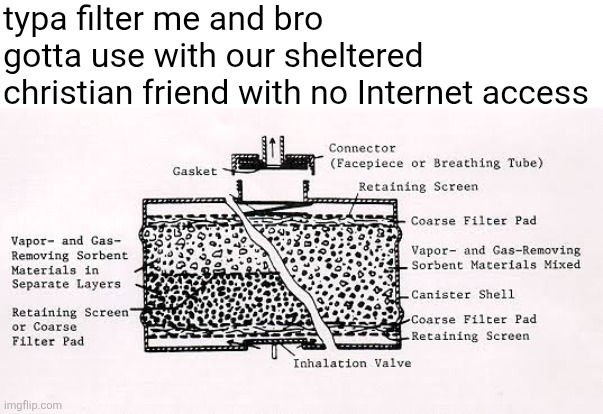 if he saw our DMS he would get irradiated | typa filter me and bro gotta use with our sheltered christian friend with no Internet access | made w/ Imgflip meme maker