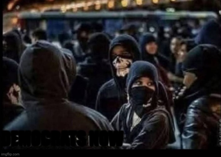 Antifa rioting Blank Meme Template