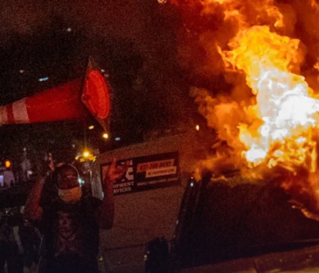 Antifa riots Blank Meme Template