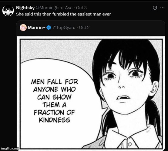 How can one fumble denji? | made w/ Imgflip meme maker