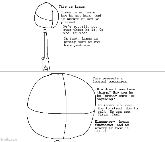 making a webcomic, you guys decide what linus does. top comment wins. | made w/ Imgflip meme maker