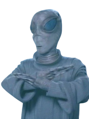 Jean-Luc Alien Blank Meme Template