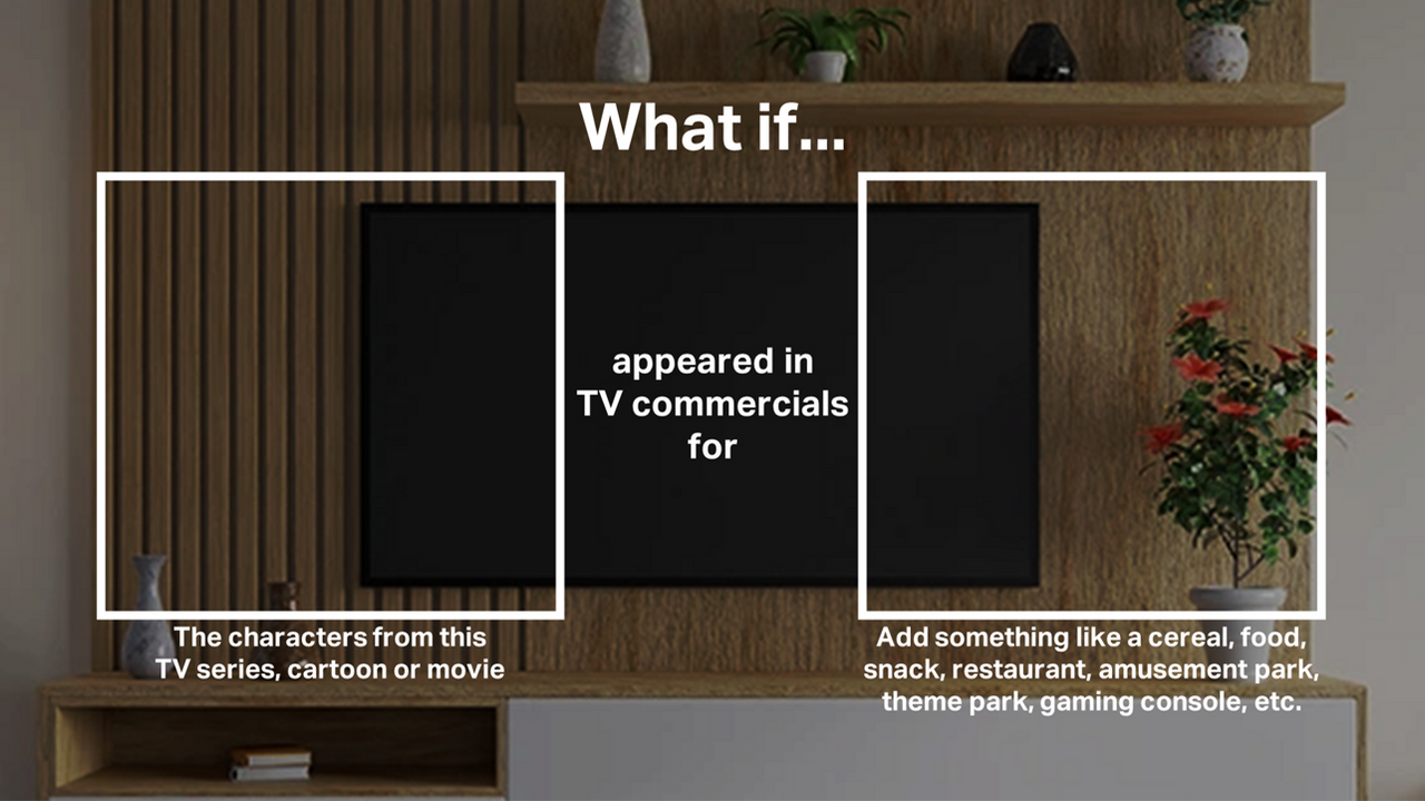 Characters in TV Commercial Meme Template Blank Meme Template