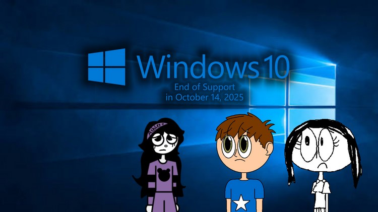 End of Support Windows 10 Blank Meme Template