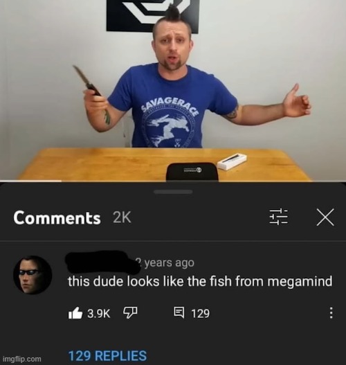 image tagged in fish,megamind | made w/ Imgflip meme maker