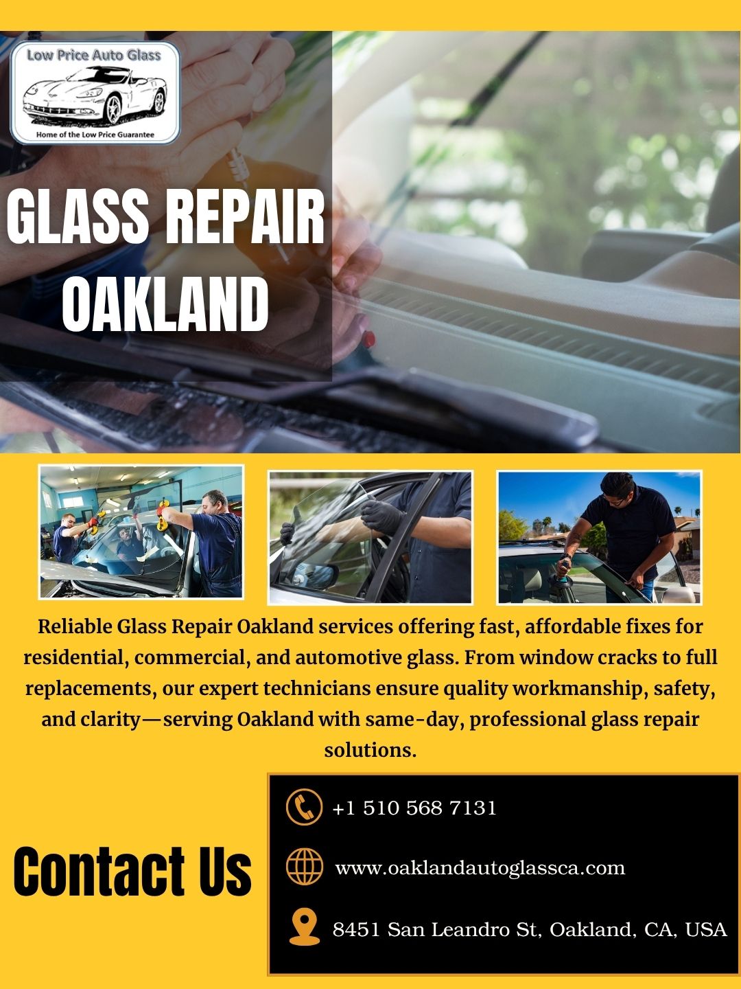 Glass Repair Oakland Blank Meme Template