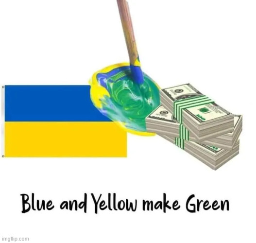 Green | image tagged in political,reposts,fun fact,green,ukraine | made w/ Imgflip meme maker