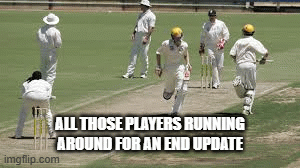 All those players running around for an end update | ALL THOSE PLAYERS RUNNING AROUND FOR AN END UPDATE | image tagged in gifs,gaming,fun | made w/ Imgflip images-to-gif maker