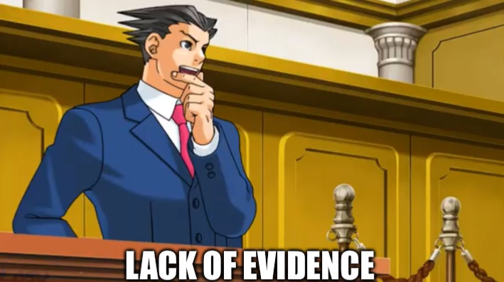 Lack of evidence Blank Meme Template