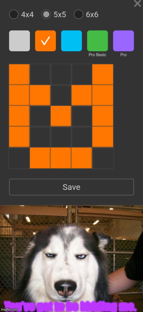 Well, at least they have purple. | You've got to be kidding me. | image tagged in annoyed dog | made w/ Imgflip meme maker
