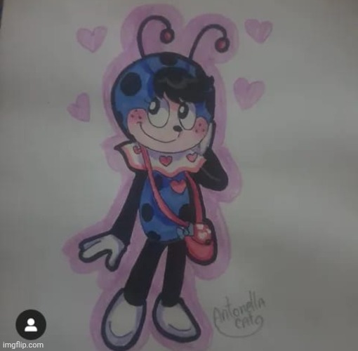 Babicinel fan art by antonella cat | image tagged in cococinel | made w/ Imgflip meme maker