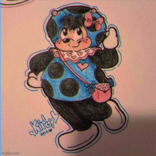 Babicinel fan art by Kirby | image tagged in cococinel | made w/ Imgflip meme maker
