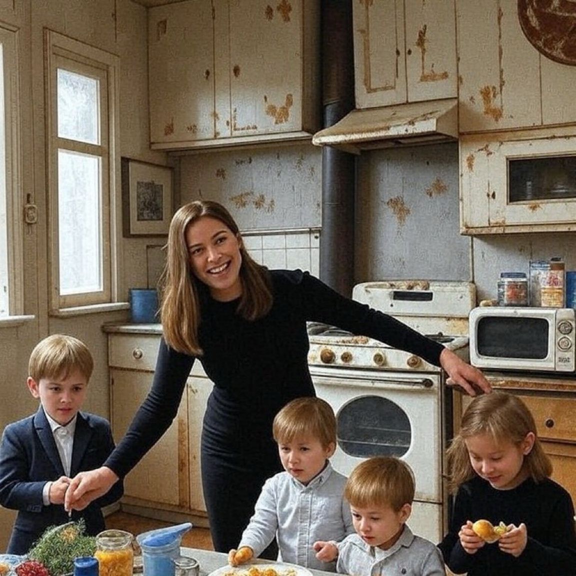 mom how did we get so poor Blank Meme Template