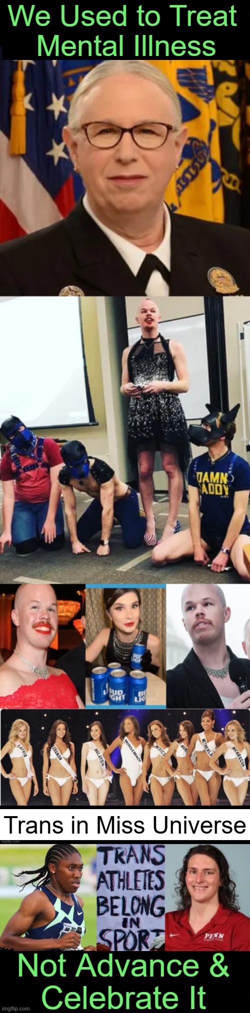 There is even an 'International Transgender Day of Visibility'. | We Used to Treat 
Mental Illness; Trans in Miss Universe; Not Advance & 
Celebrate It | image tagged in leftist,agenda,celebration,trans,mental health,mental illness | made w/ Imgflip meme maker