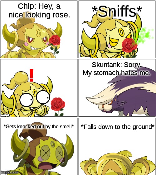 A skuntank with an upset stomach.mp3 | image tagged in comic,chip | made w/ Imgflip meme maker