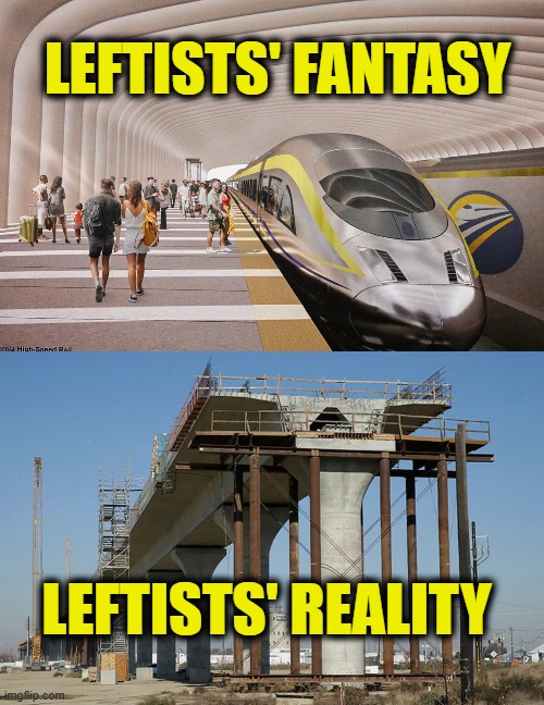 Leftists live inside their own heads | LEFTISTS' FANTASY; LEFTISTS' REALITY | image tagged in leftists | made w/ Imgflip meme maker