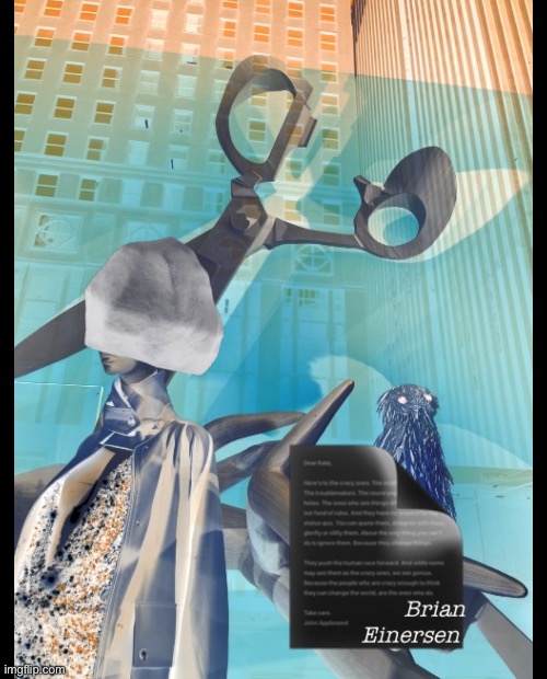 Paper Girl | image tagged in fashion,bergdorf goodman,emooji art,rock paper scissors,april 2025,brian einersen | made w/ Imgflip meme maker