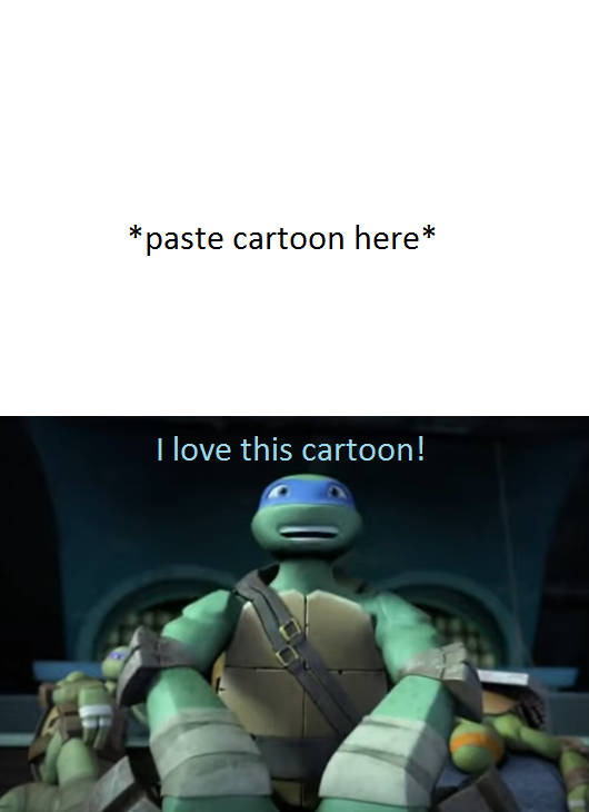 Leonardo (TMNT 2012) Blank Meme Template
