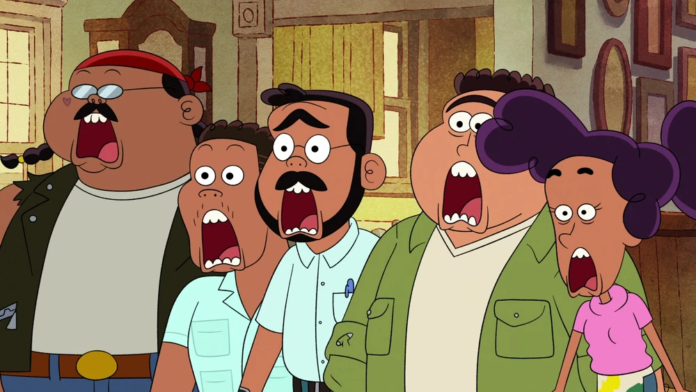 Shocked Bibi, Gustavo, Javier, Ivan and Ignacio Blank Meme Template