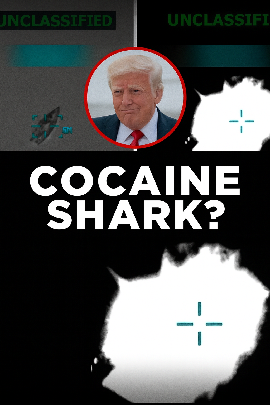 Cocaine Shark Blank Meme Template