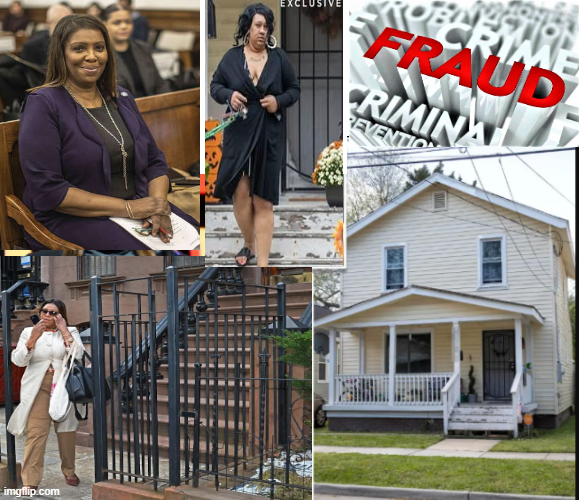 Letitia James criminal mortgage fraud Blank Meme Template
