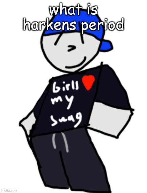 I'm sorry | what is harkens period | image tagged in girls love my swag | made w/ Imgflip meme maker