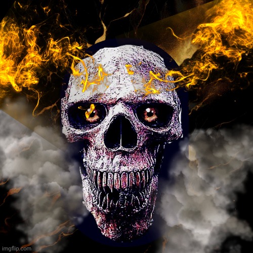 Skull of the Nephilim | image tagged in horror | made w/ Imgflip meme maker