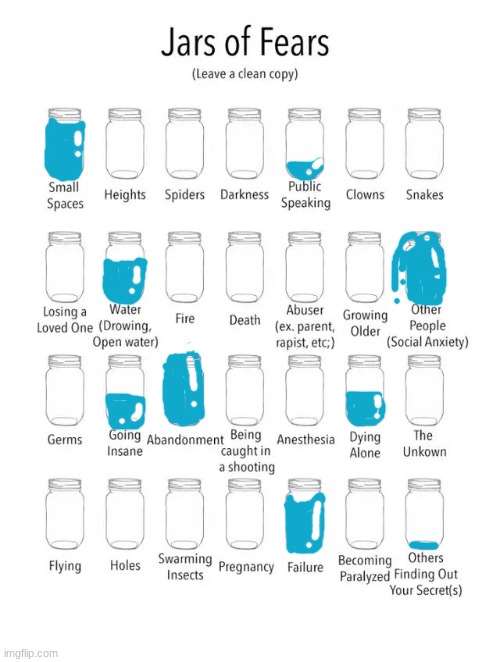 Oop- | image tagged in jar of fears clear version | made w/ Imgflip meme maker