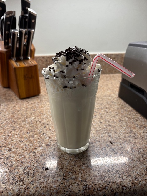 made a milkshake!!!! | made w/ Imgflip meme maker