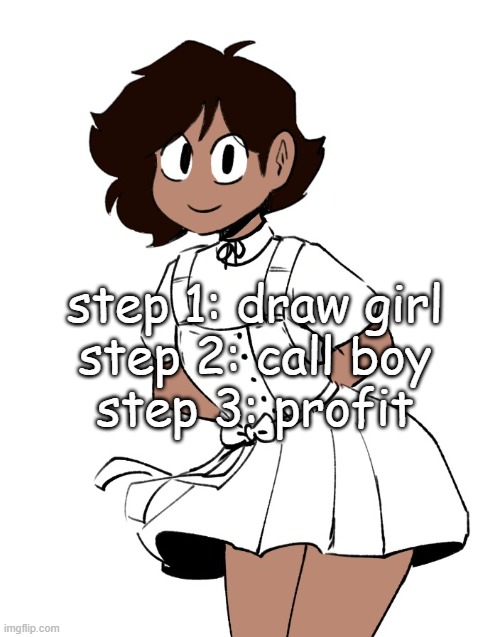 kyle | step 1: draw girl
step 2: call boy
step 3: profit | image tagged in kyle | made w/ Imgflip meme maker