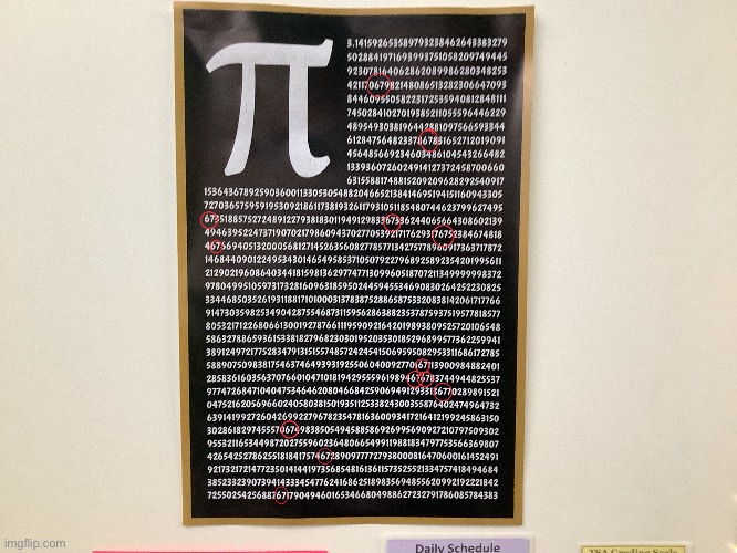 pi is secretly 6 7 | made w/ Imgflip meme maker