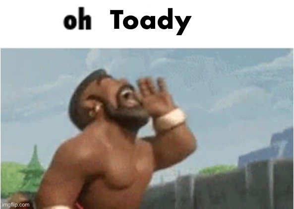OH MODERATORS | Toady | image tagged in oh moderators | made w/ Imgflip meme maker