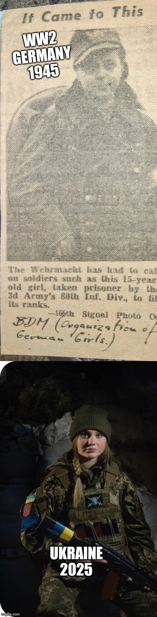 Ukraine 2025 is Germany 1945 | WW2 GERMANY 1945; UKRAINE 2025 | image tagged in collapsed,germany,ww2 | made w/ Imgflip meme maker