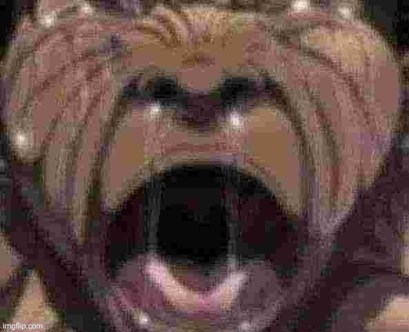 Manticore is spamming and I can't get away because I can't access e621 | image tagged in cri | made w/ Imgflip meme maker