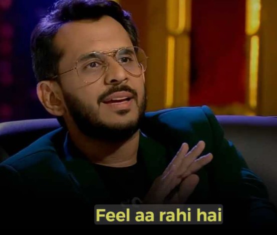 Feel aa rahi hai Blank Meme Template