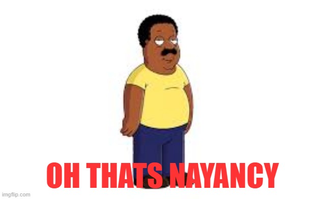 i bet you read that in clevelands voice | OH THATS NAYANCY | made w/ Imgflip meme maker