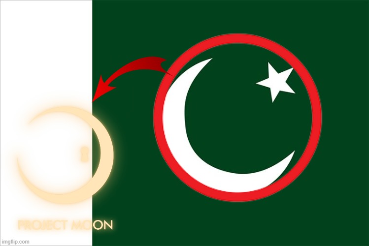 PROJECT MOON FOUND IN PAKISTAN | image tagged in pakistan flag | made w/ Imgflip meme maker