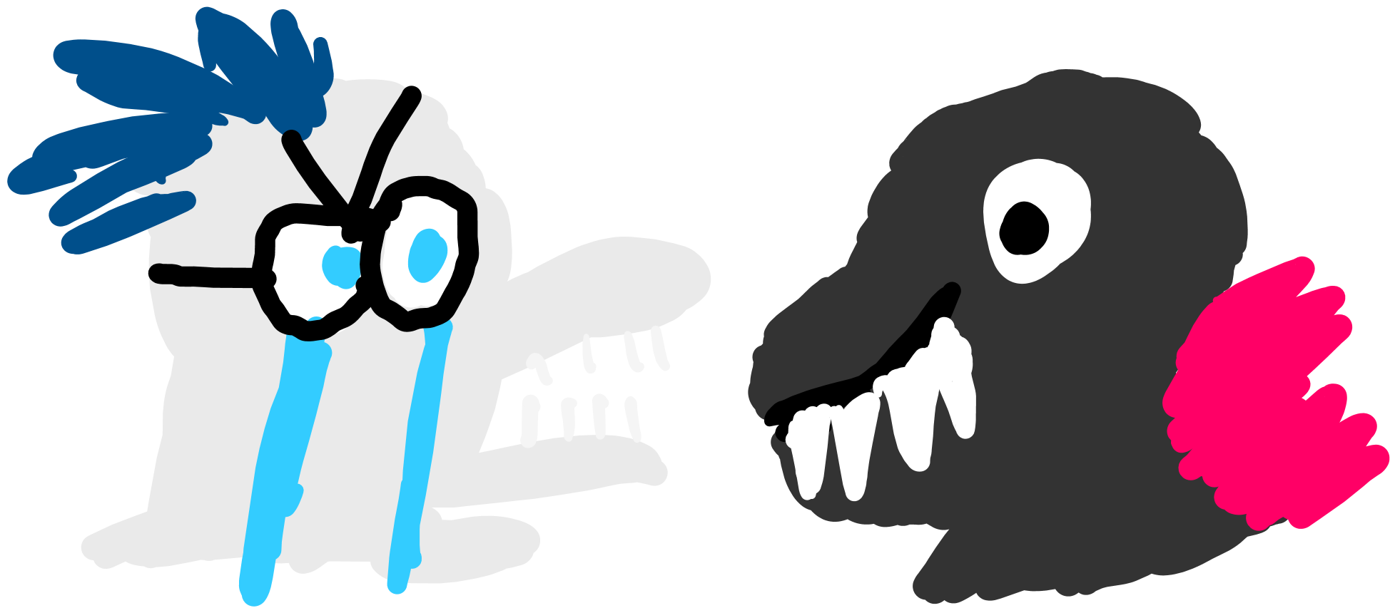 soyboy vs chad godzilla x kong the new empire edition Blank Meme Template