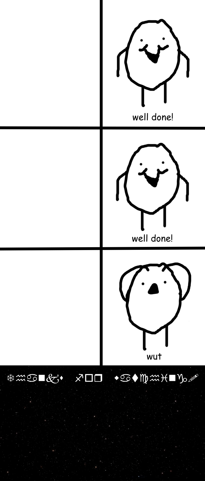If ParashockX reacts to a bad one, the video ends. Blank Meme Template