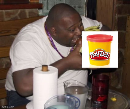 Fat guy eating burger | image tagged in fat guy eating burger | made w/ Imgflip meme maker