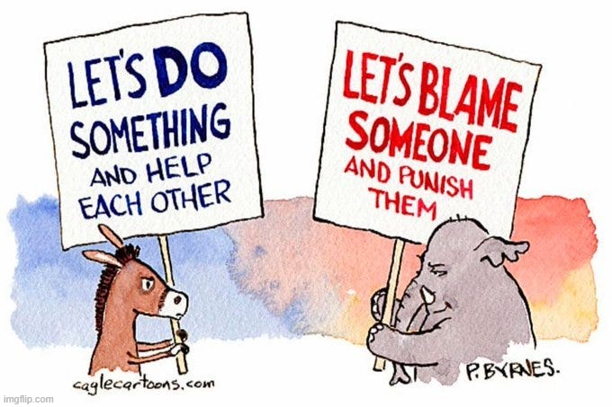 image tagged in republican,democrat,cartoon,political | made w/ Imgflip meme maker