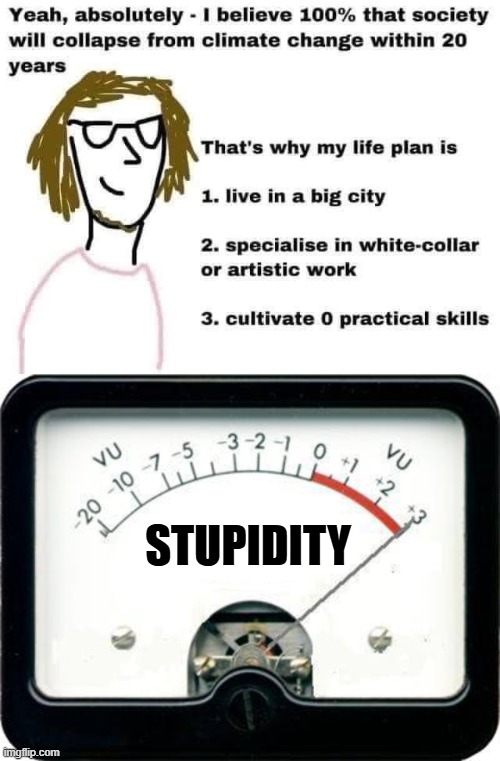 It's a Great Idea, Right? | STUPIDITY | image tagged in irony meter,climate change,memes,politics | made w/ Imgflip meme maker